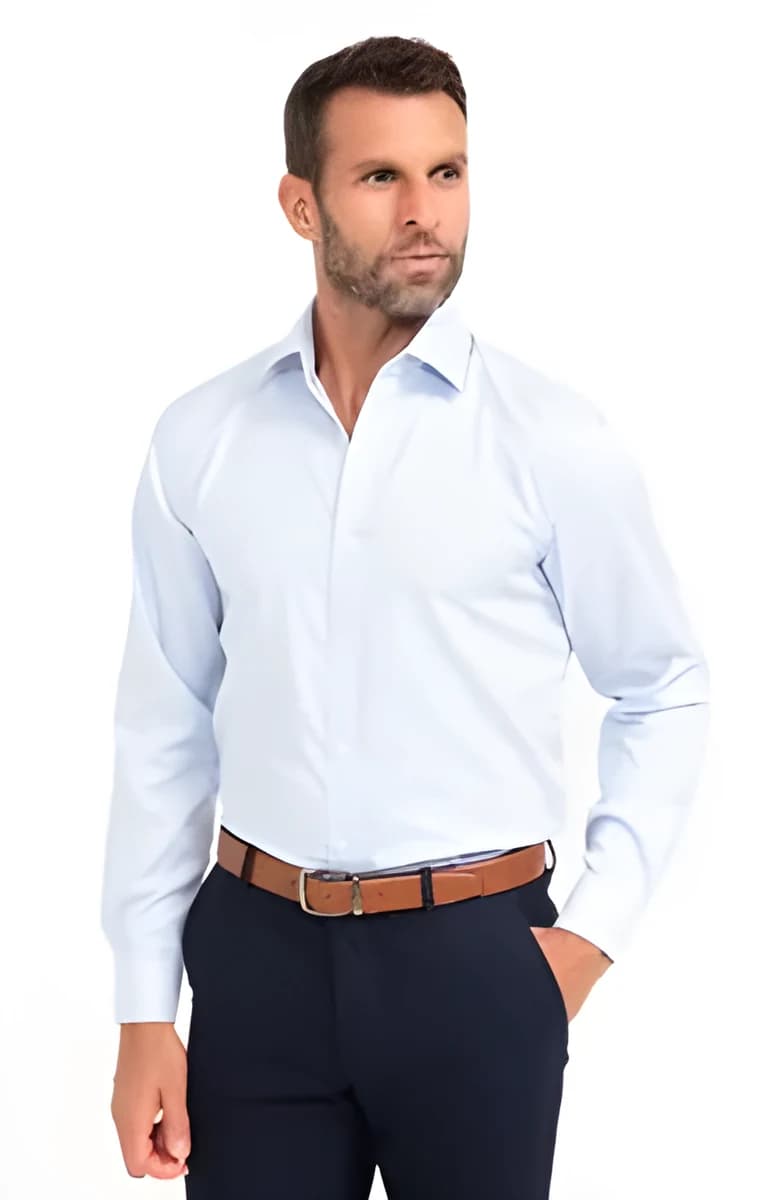 Chemise manches longues Minivichy – Bleu Ciel