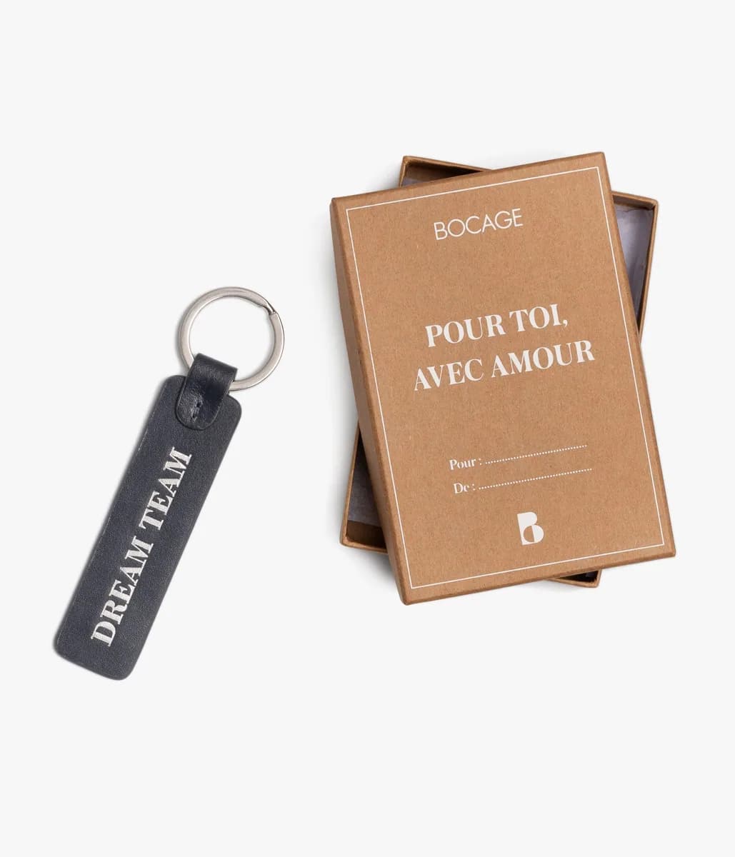 Porte-clés Papoune marine