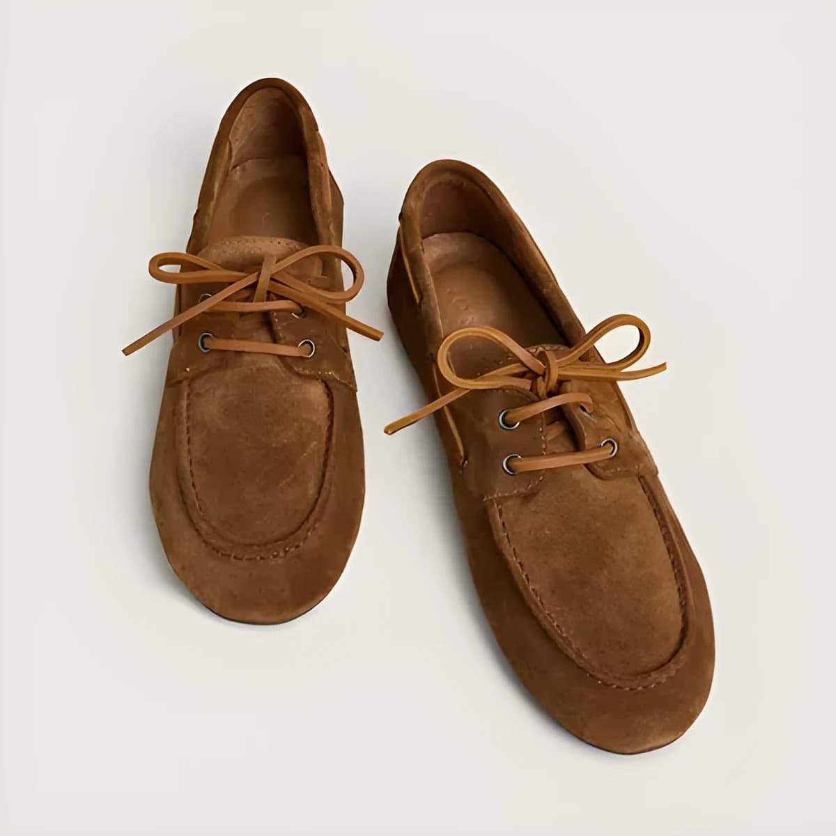 Mocassins souples en croûte cognac | Lalie