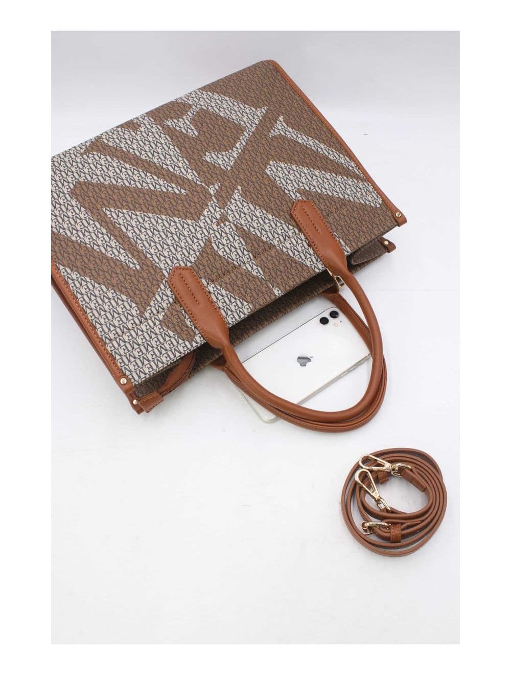 Sac Cabas Fourre-Tout Monogramme 24B-5872-Marron