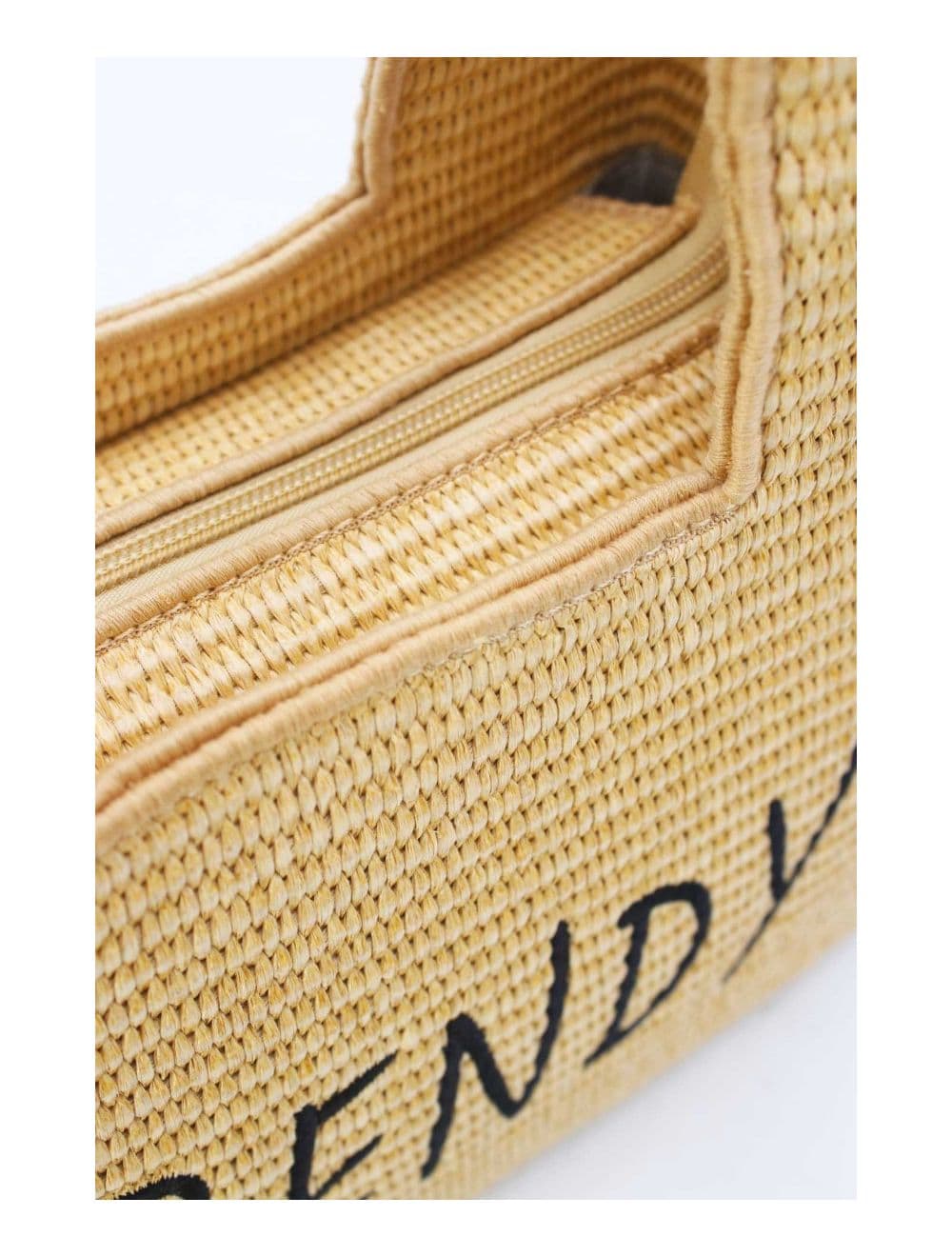 Petit Sac à Main En Paille Minimaliste 24P-6082-Khaki/KH