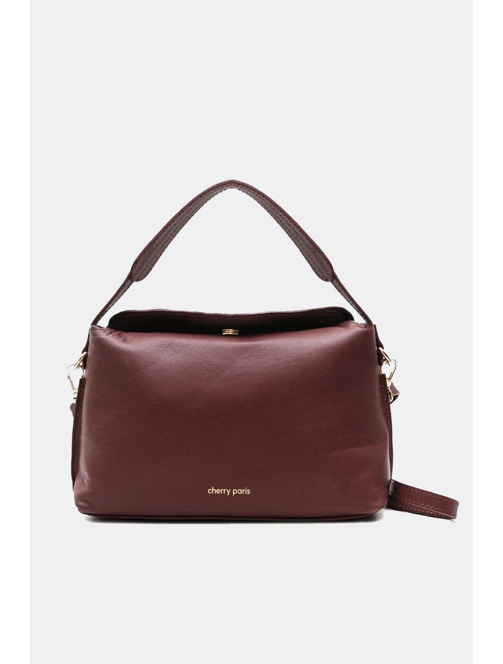 Sac à Main En Cuir De Vachette 4184 HÉLÈNE-Marron