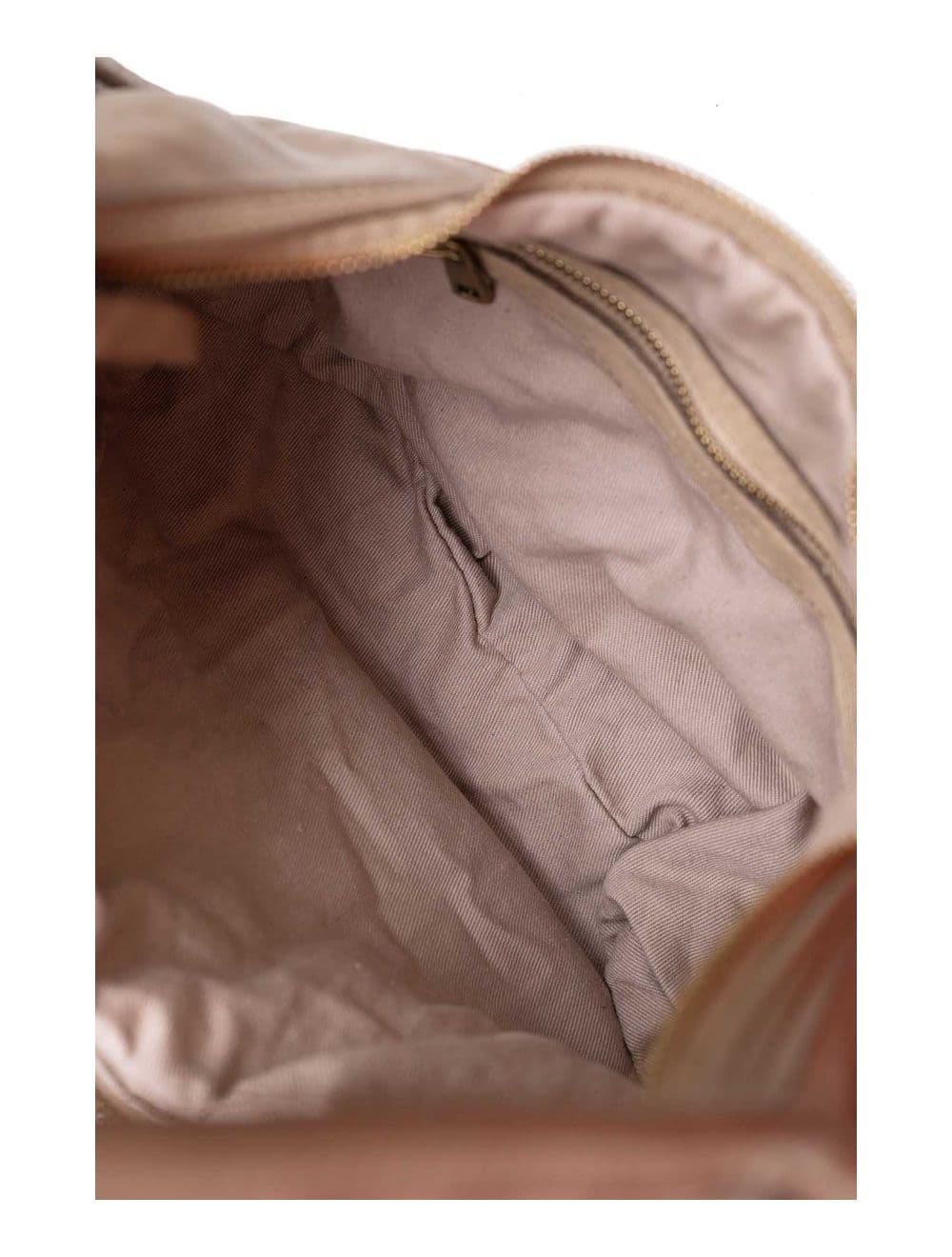 Sac Hobbo En Croûte Cuir Vachette Tressé-MELUSINE 4113-Taupe