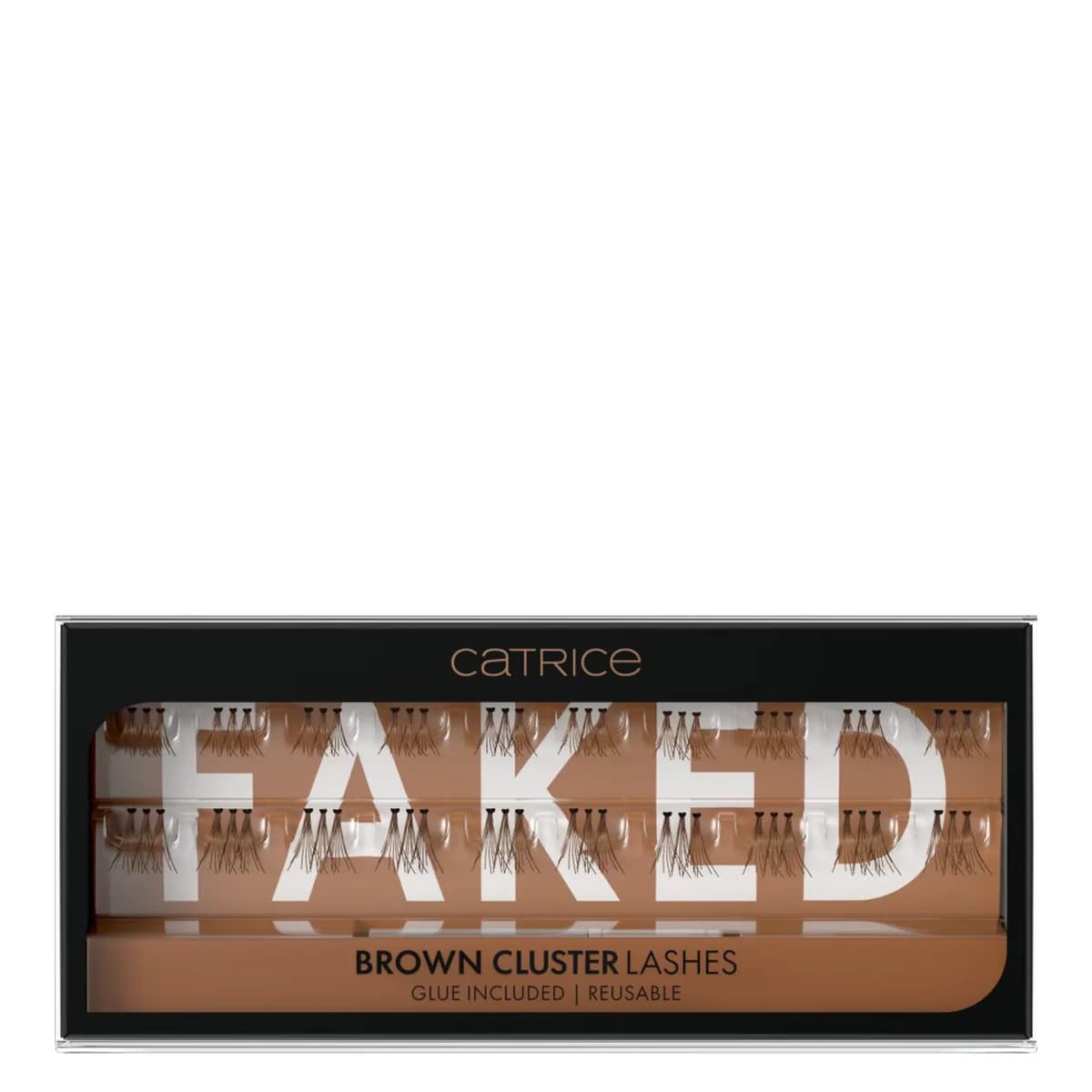 Faked Brown Cluster Lashes