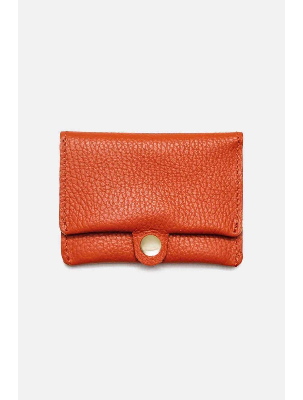 Porte-cartes en cuir de vachette grainée-4905 ERINE GRAINÉ-Rouille