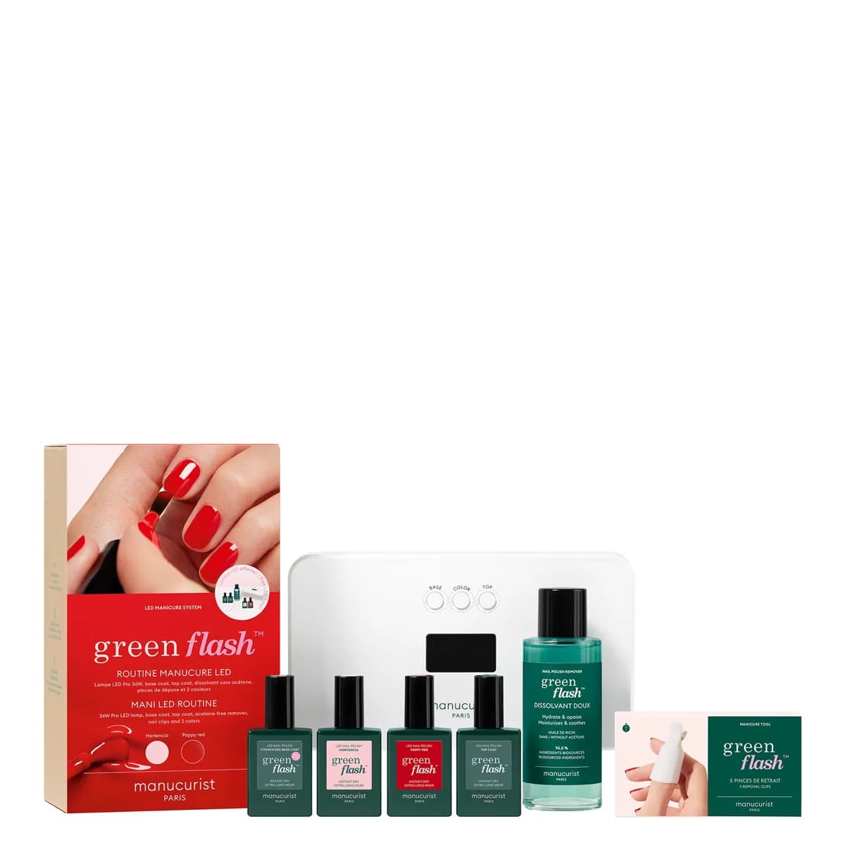 Green Flash Hortencia & Poppy Red
