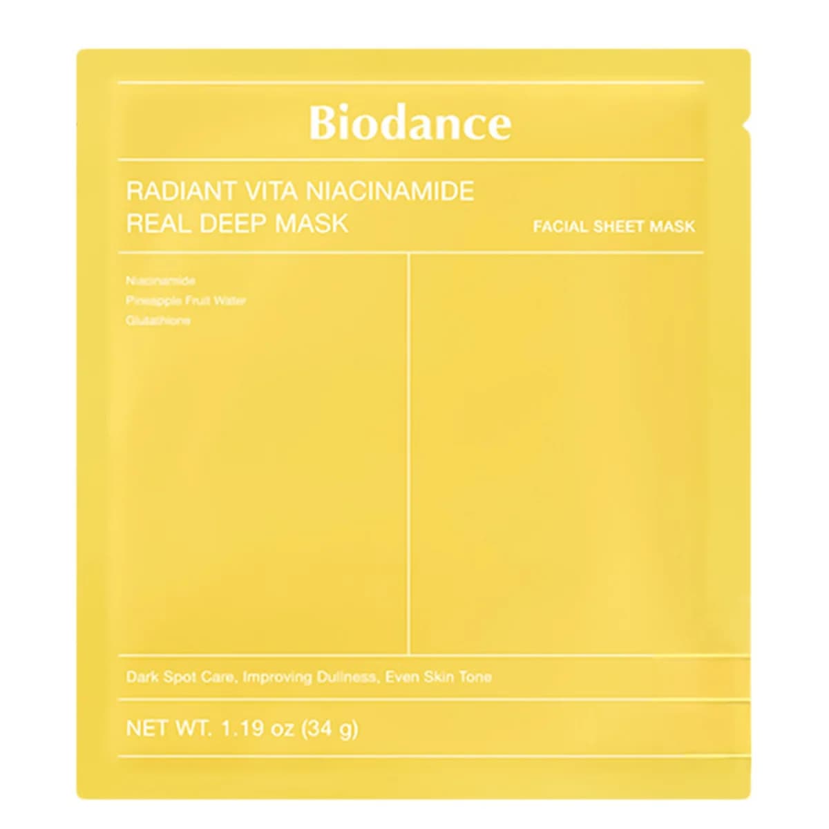 Radiant Vita Niacinamide Real Deep Mask – Masque