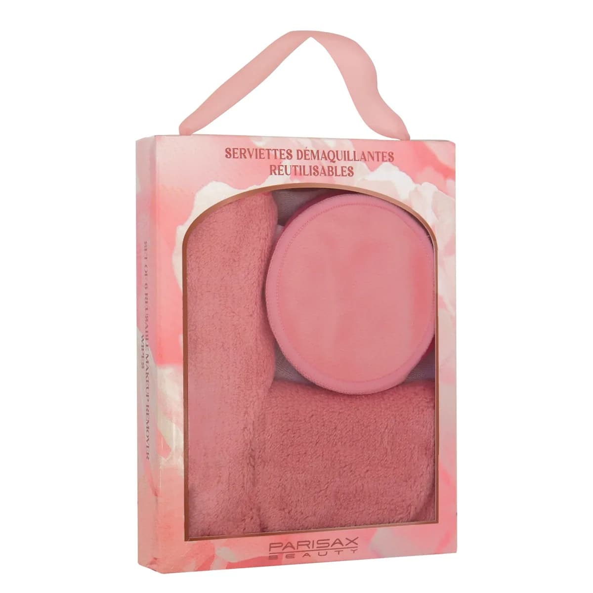Serviettes Démaquillantes Rose
