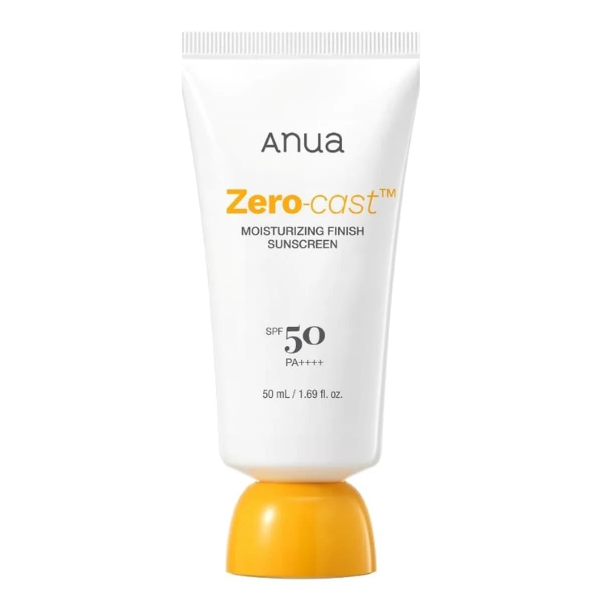 Zero-Cast Moisturizing Finish Sunscreen SPF 50+ – Protection solaire