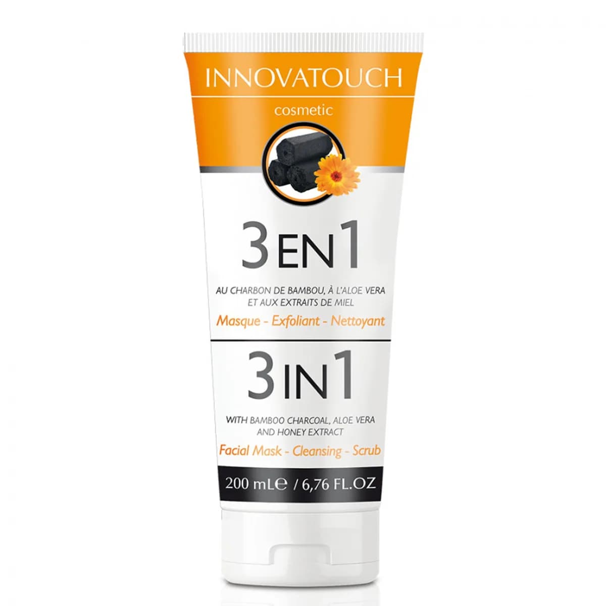3 En 1 Masque - Exfoliant - Nettoyant
