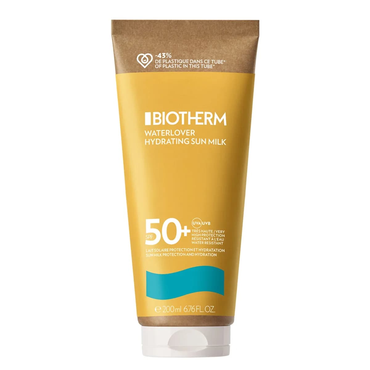 Waterlover Lait Solaire Hydratant SPF50+ - Tube éco-conçu – Protection solaire