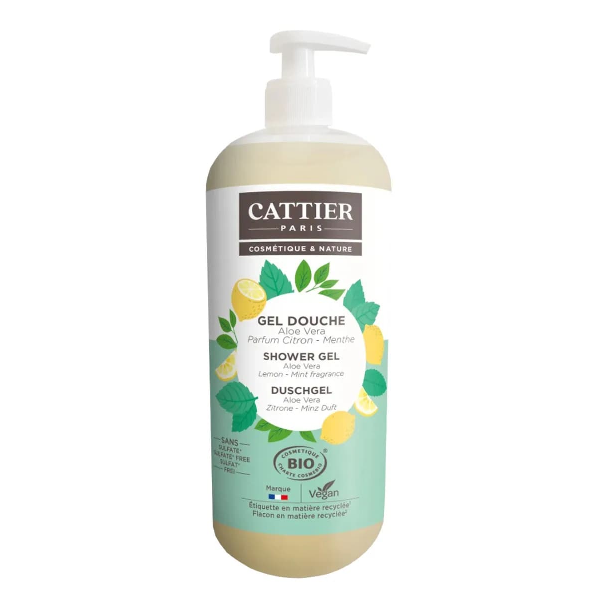 Citron Menthe Bio – Gel douche