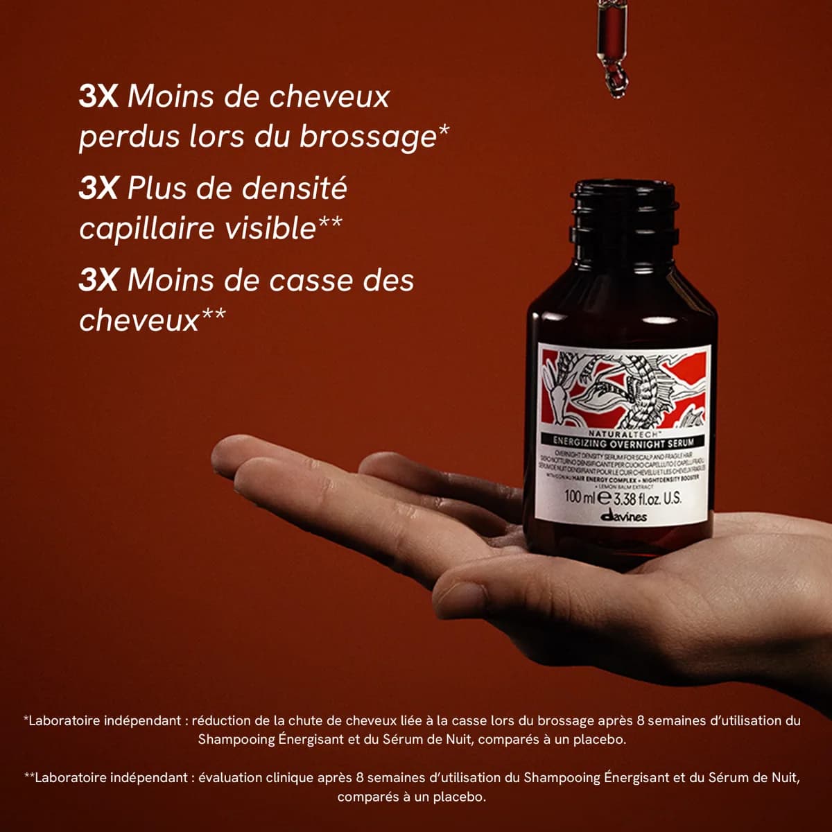 Energizing Overnight Serum – Huile cheveux