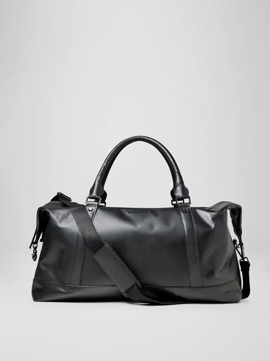 Sac de voyage en cuir uni