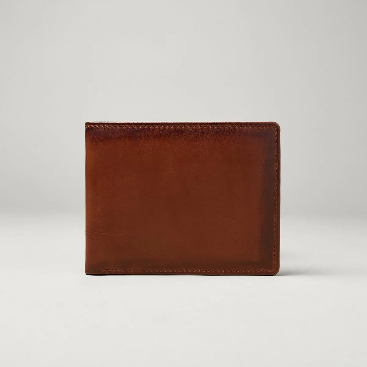 Portefeuille en cuir lisse