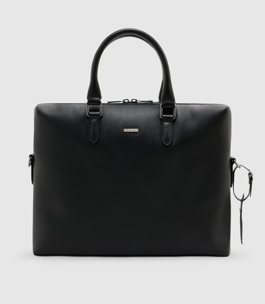 Sac en cuir noir
