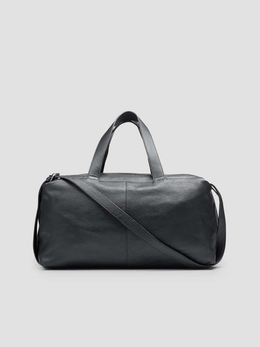 Sac de voyage en cuir grainé - L'atelier