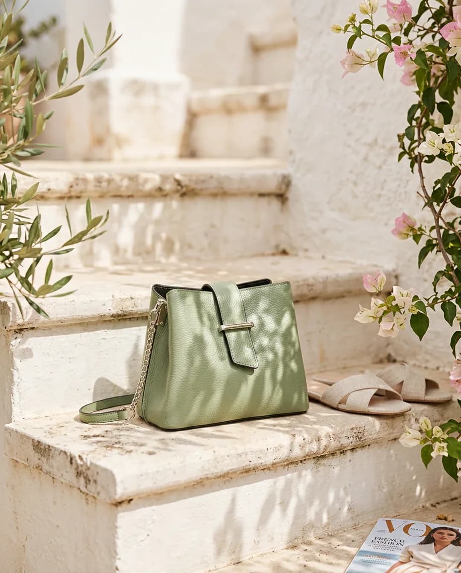 Sac à main Séraphine Vert Menthe
