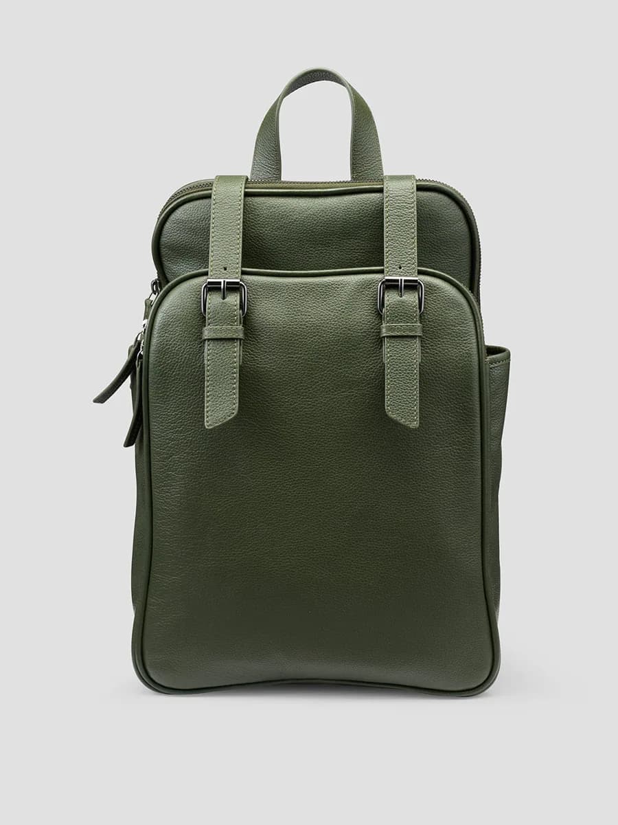 Sac à dos en cuir multi compartiments