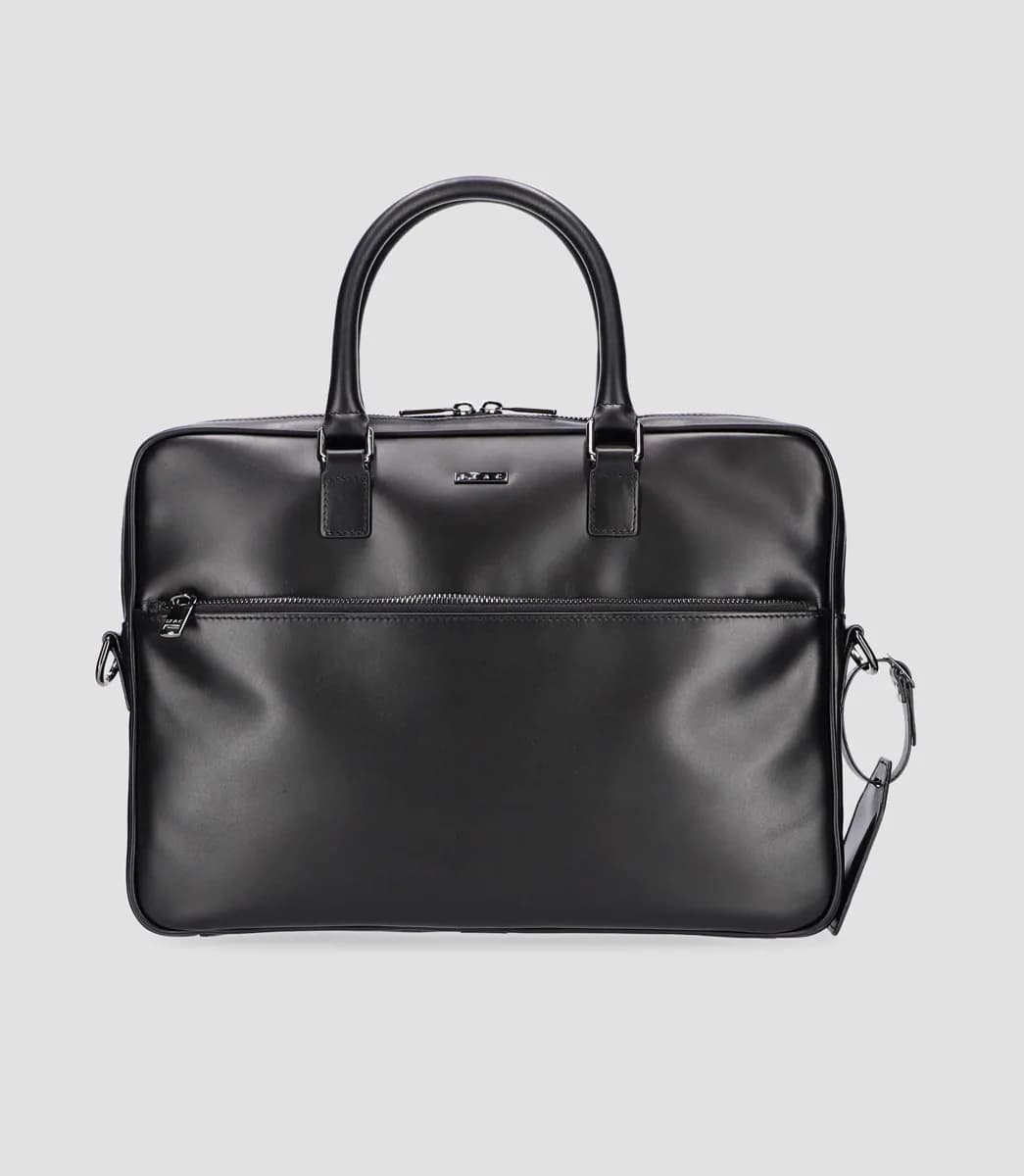 Sac business en cuir noir WENA