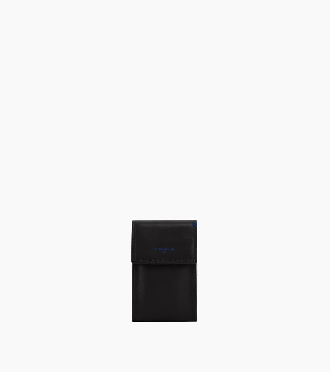 Etui clés à rabat Martin en cuir lisse – Black