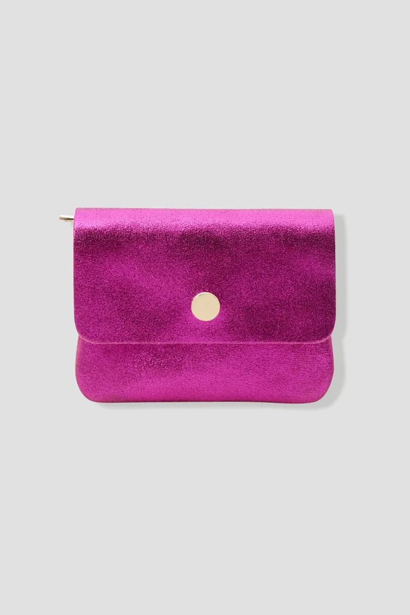 Petit porte-monnaie cuir irisé