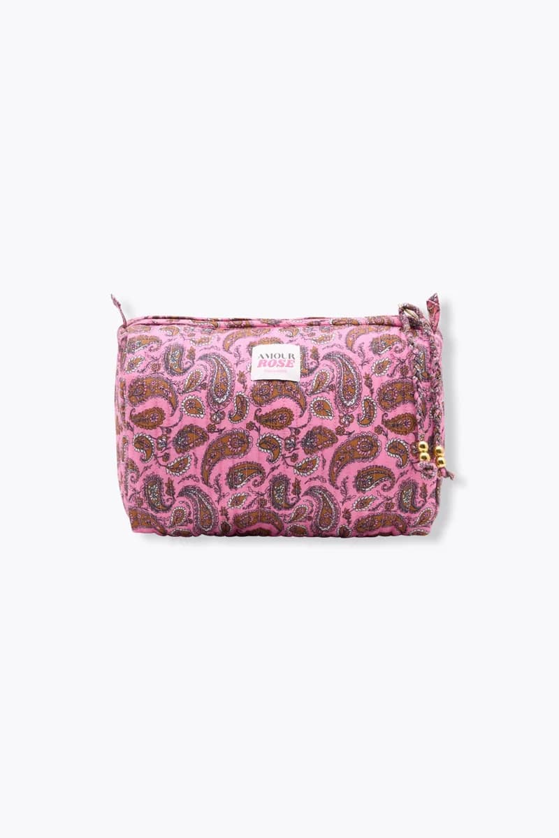 Trousse matelassée bandana