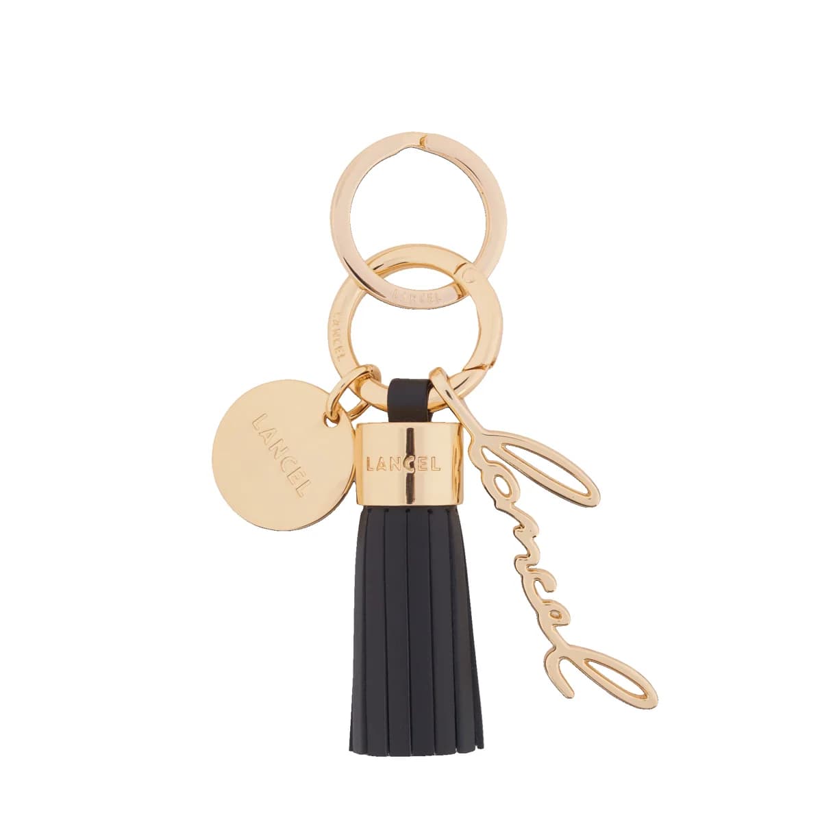 Lancel Pompom Key Ring
