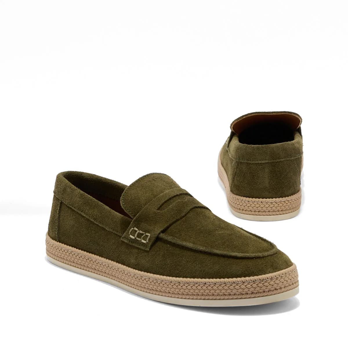 Espadrille Orsen Kaki Suede