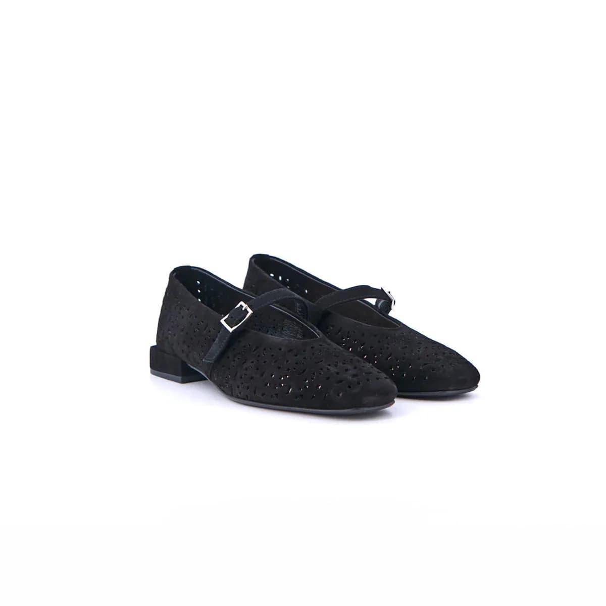 Ballerine Dossia Noir Suede