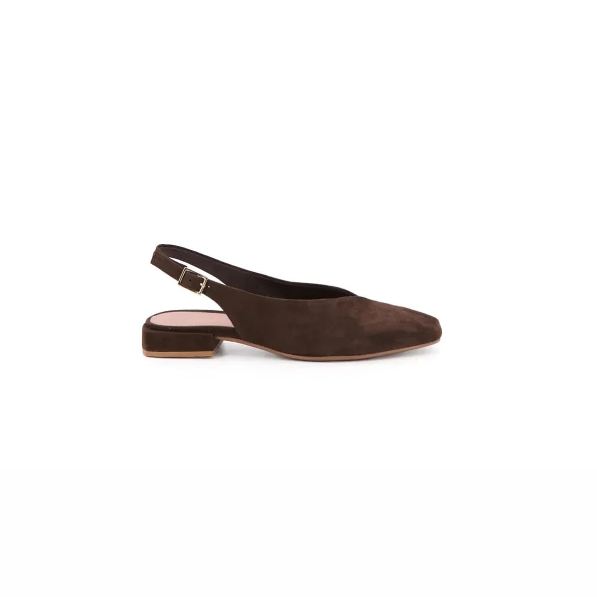 Slingback Eda Marron Suede