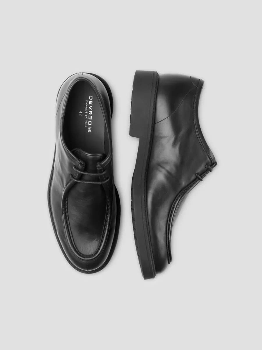 Derbies bateau en cuir