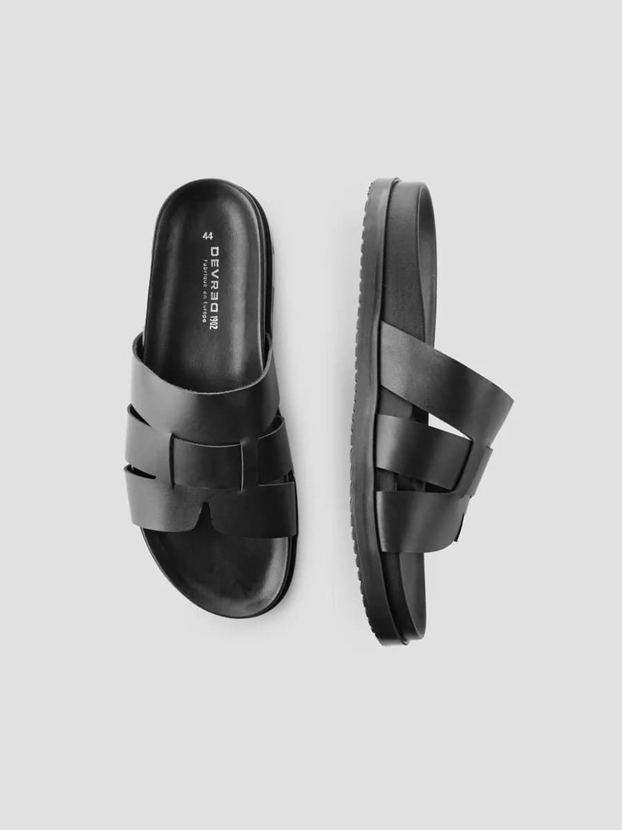 Sandales en cuir