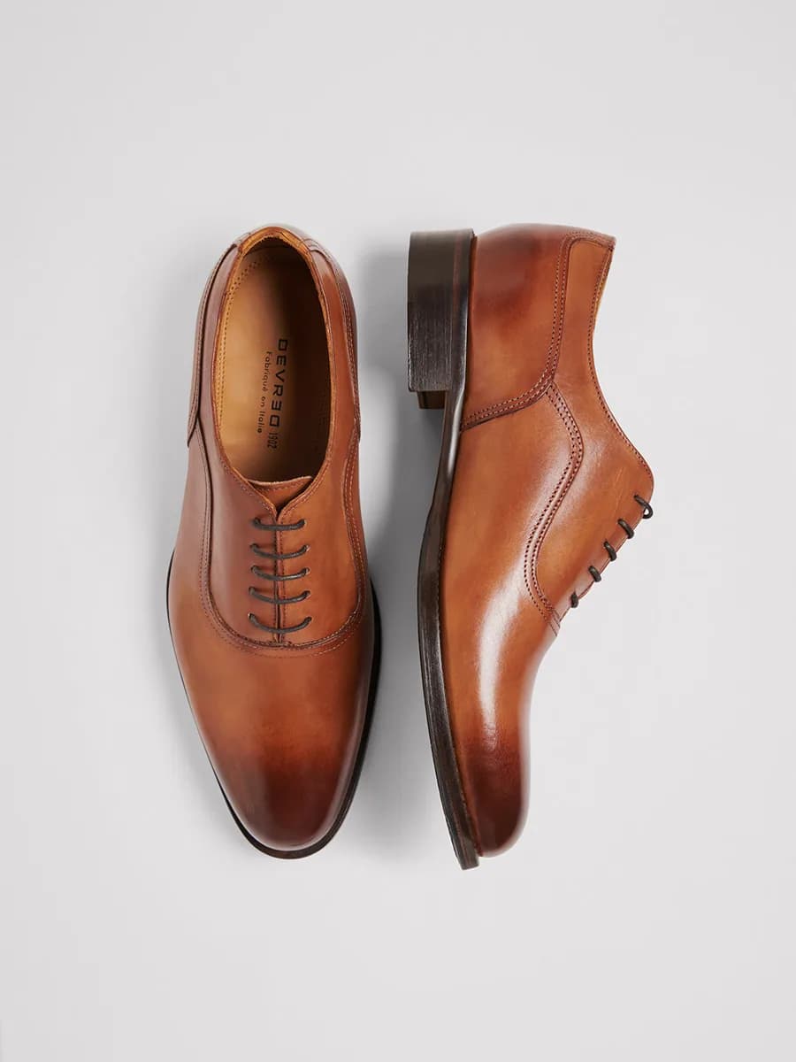 Richelieus en cuir