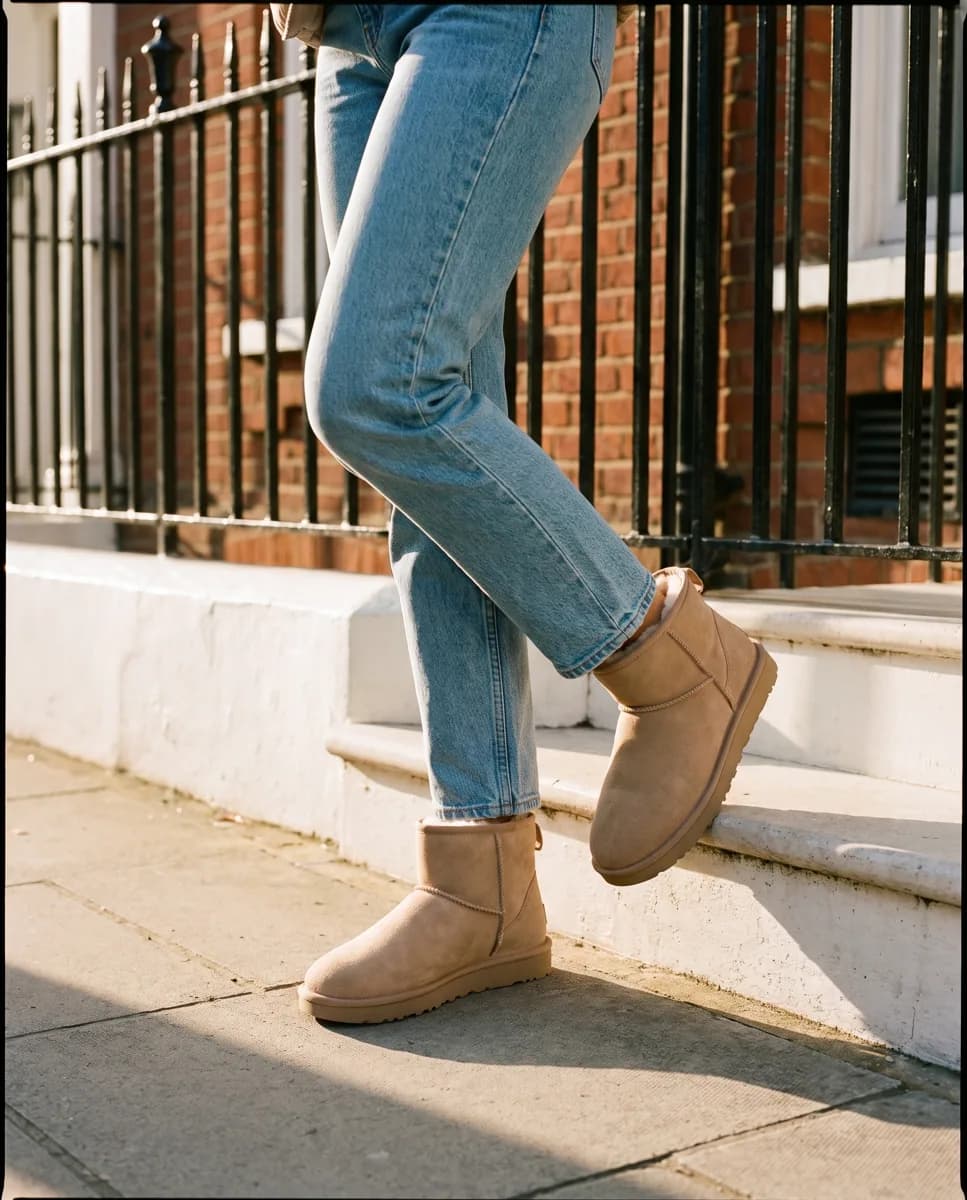 Boots fourrees Icecream Beige