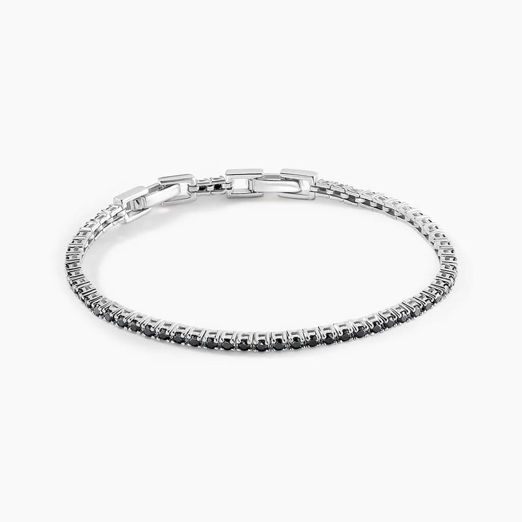 Bracelet Rio Tennis Argent Blanc Oxyde De Zirconium