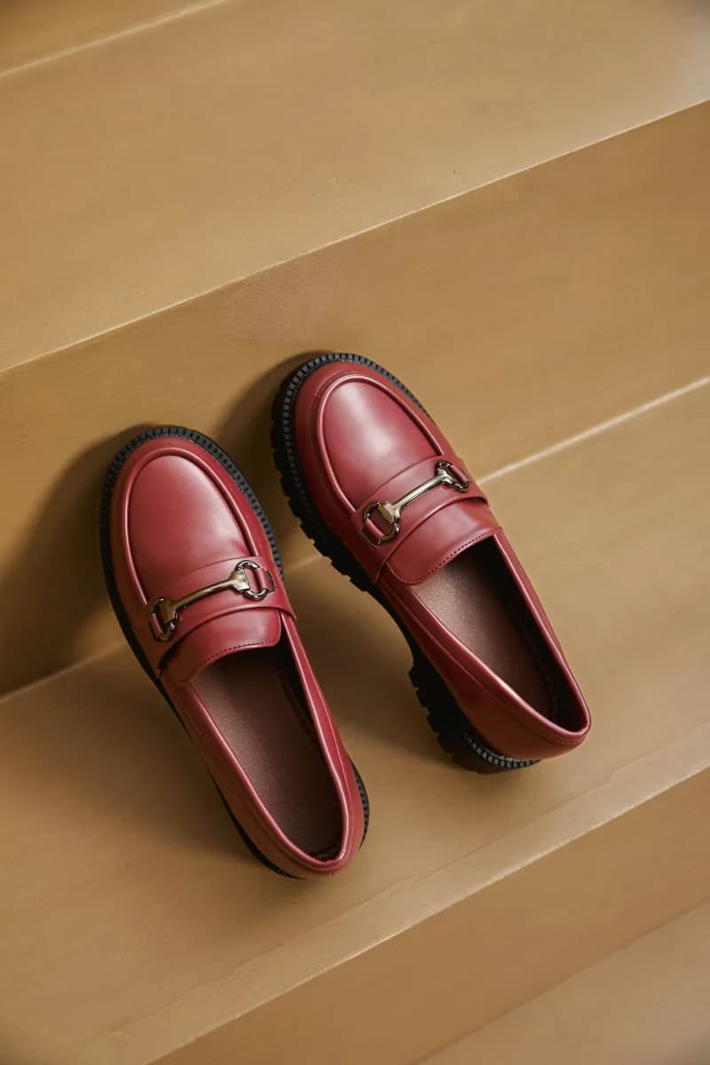Mocassin Paule Bordeaux