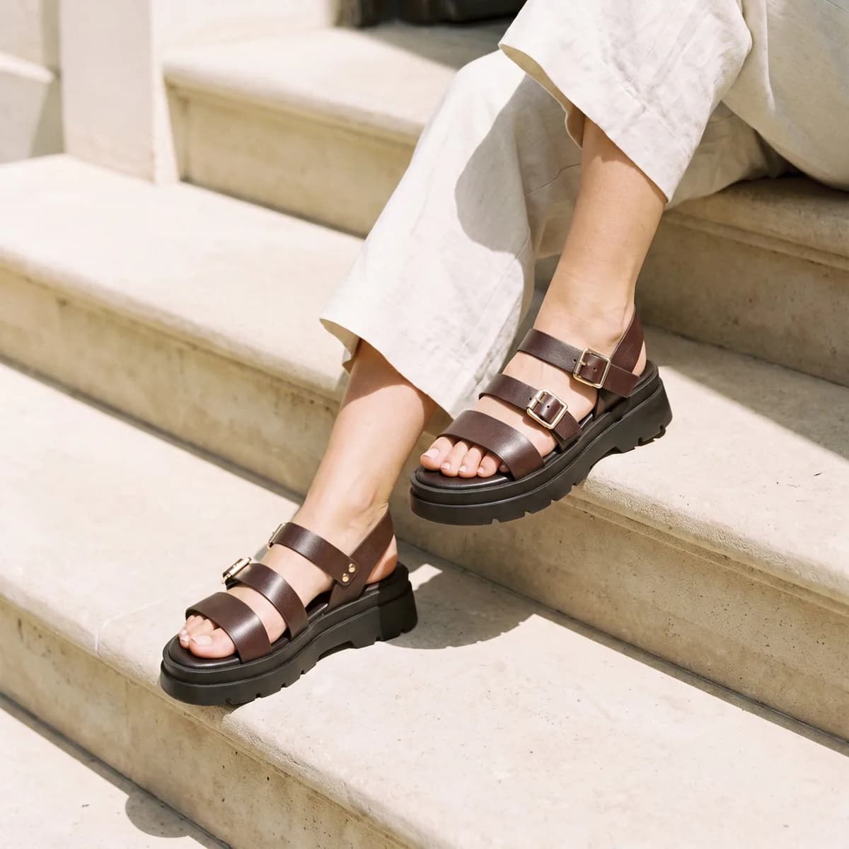 Sandale Adonis Marron Chocolat