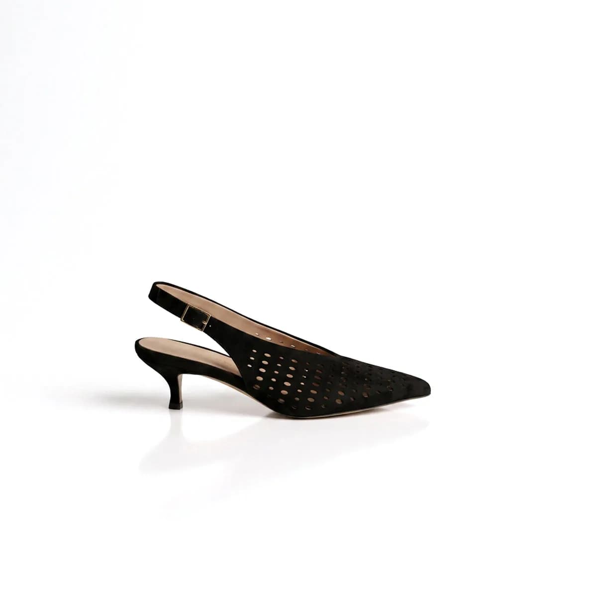 Slingback Fonie Noir Suede