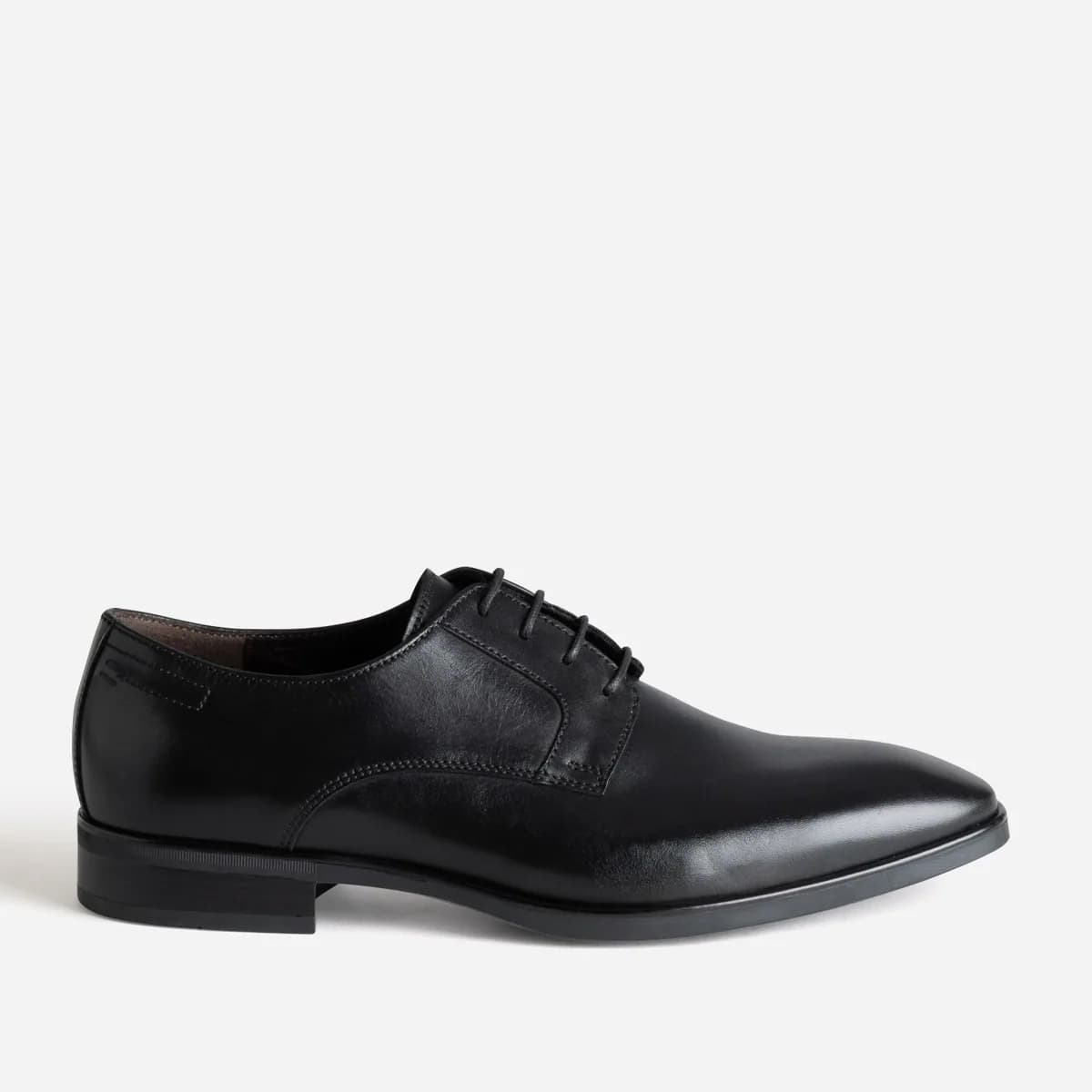 Derby noir cuir