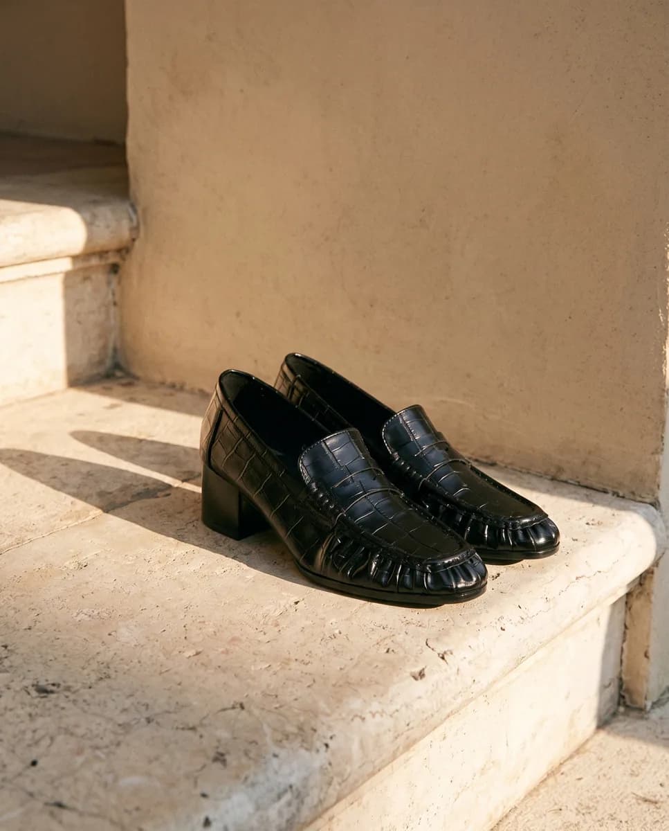Mocassin Marine Noir