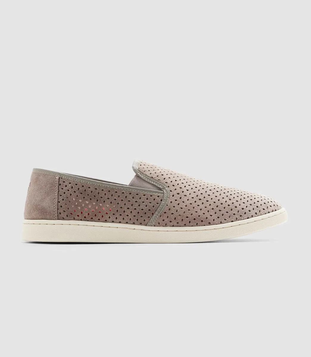 Mocassin fantaisie taupe "Eloi"