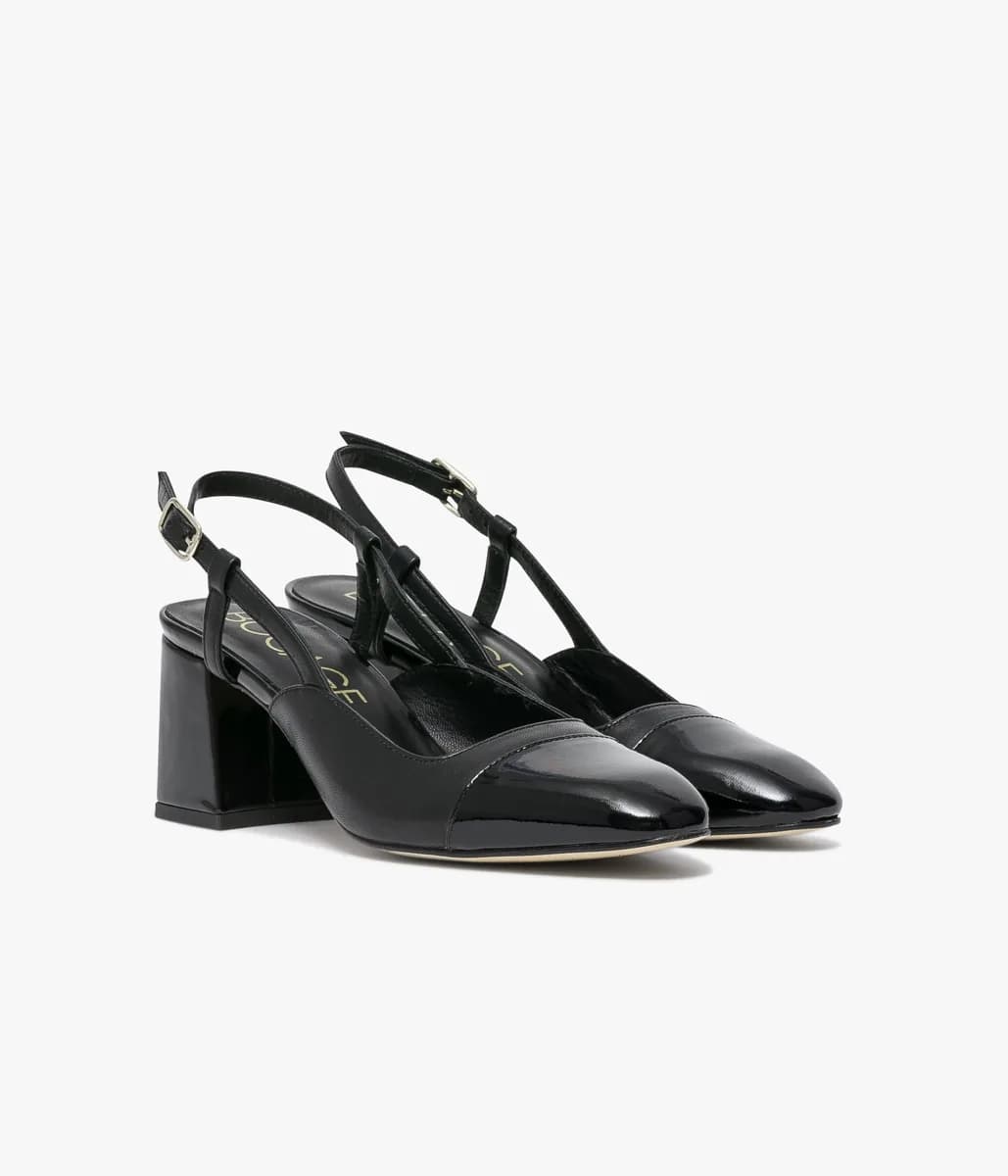 Escarpin slingback Denitsa noir