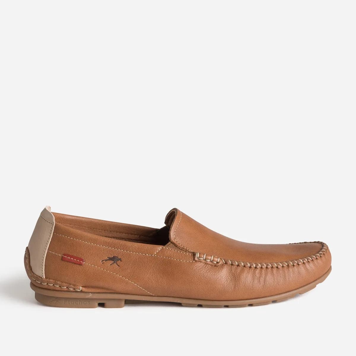 Mocassin FLUCHOS cognac cuir