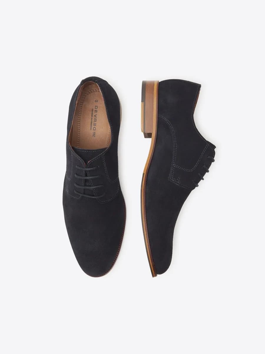 Derbies suédées en cuir