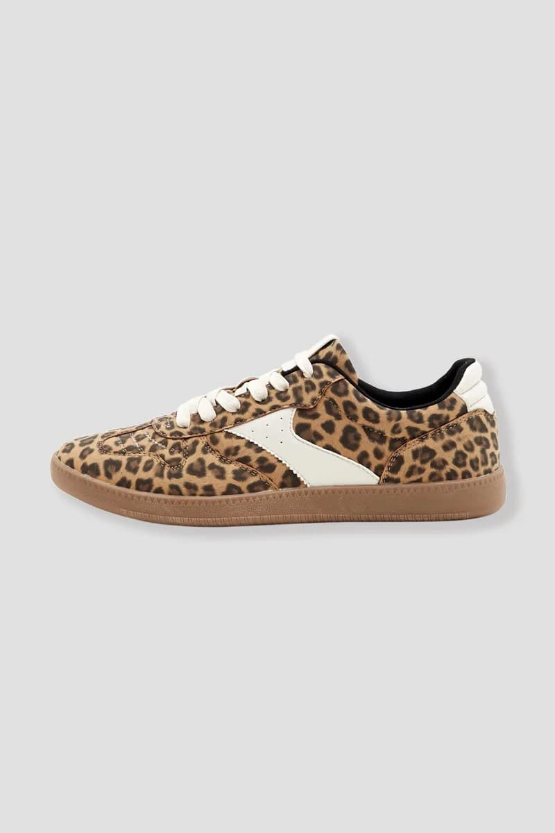 Basket léopard Femme