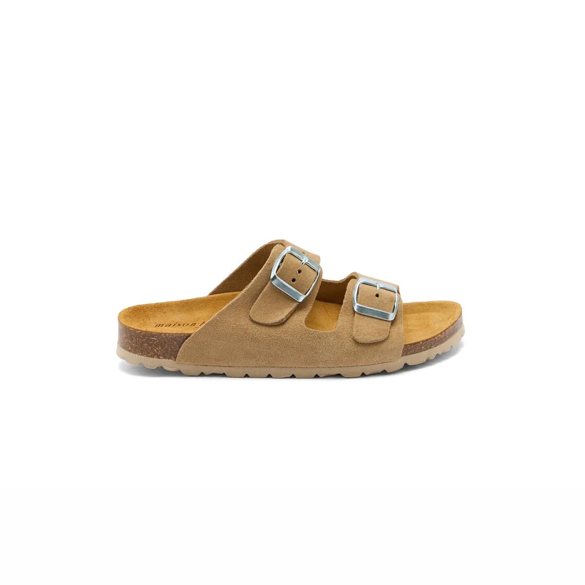 Mule Lauriane Beige Suede