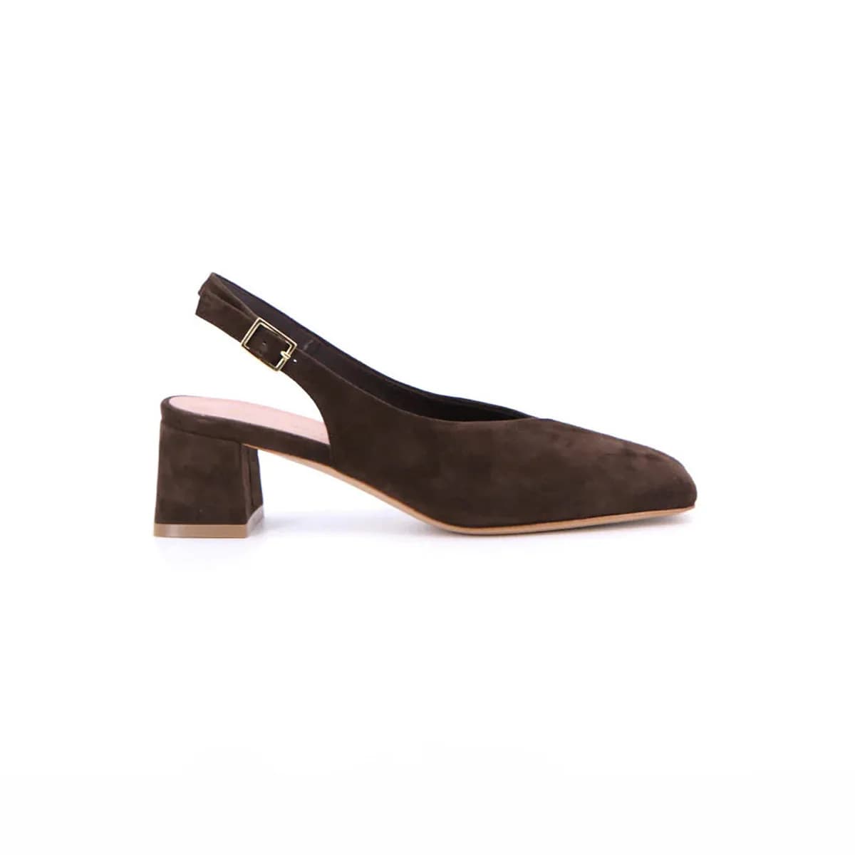 Slingback Dorla Marron Suede