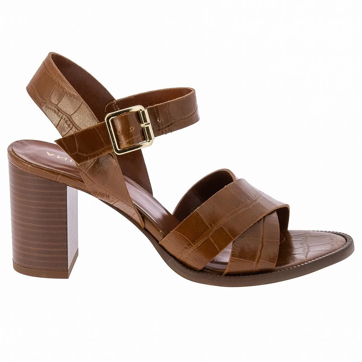 Sandale Veloutine Cognac