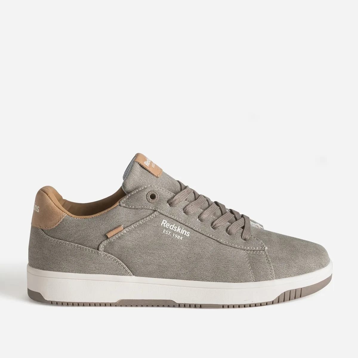 Tennis REDSKINS taupe en toile
